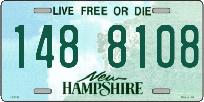NH license plate 1488108