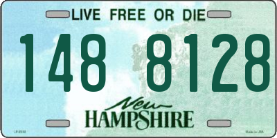NH license plate 1488128