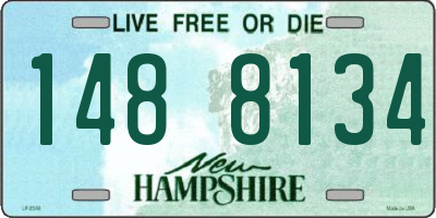 NH license plate 1488134