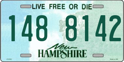 NH license plate 1488142