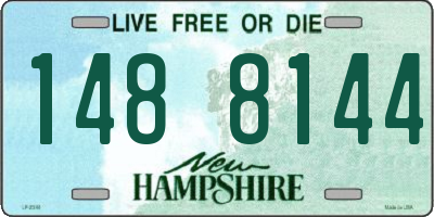 NH license plate 1488144