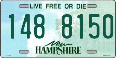 NH license plate 1488150