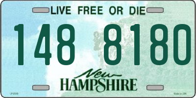 NH license plate 1488180