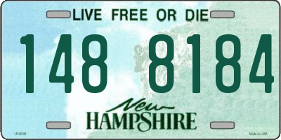 NH license plate 1488184