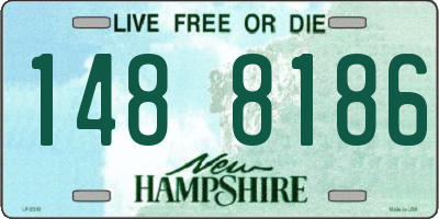 NH license plate 1488186