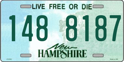 NH license plate 1488187