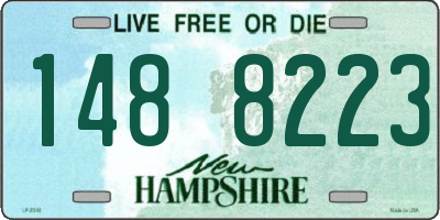NH license plate 1488223