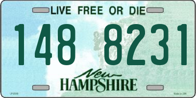 NH license plate 1488231