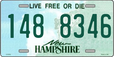 NH license plate 1488346