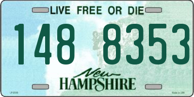 NH license plate 1488353