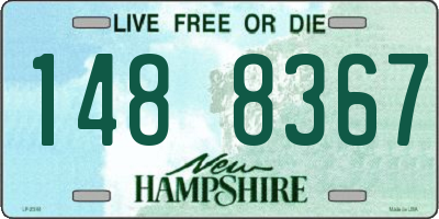 NH license plate 1488367