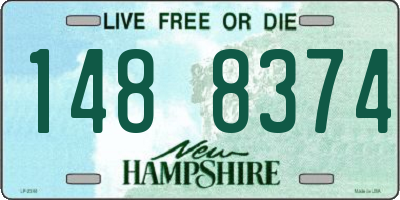 NH license plate 1488374