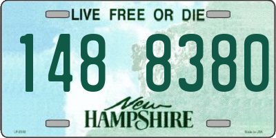 NH license plate 1488380