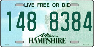 NH license plate 1488384