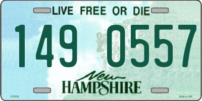 NH license plate 1490557