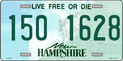 NH license plate 1501628