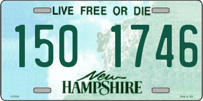 NH license plate 1501746