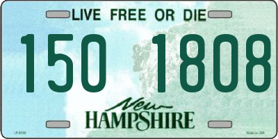 NH license plate 1501808