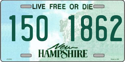 NH license plate 1501862