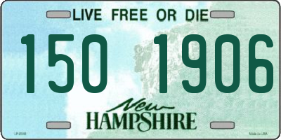 NH license plate 1501906