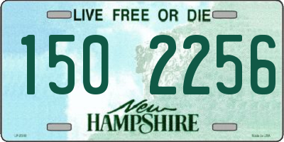 NH license plate 1502256