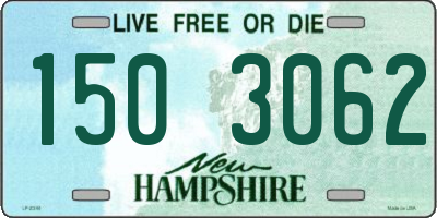 NH license plate 1503062