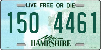 NH license plate 1504461
