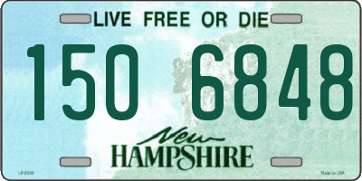 NH license plate 1506848