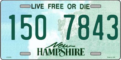 NH license plate 1507843