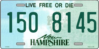 NH license plate 1508145