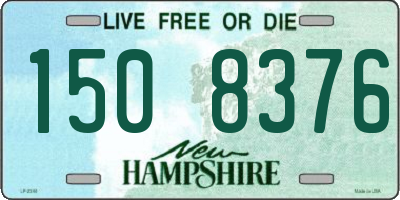 NH license plate 1508376