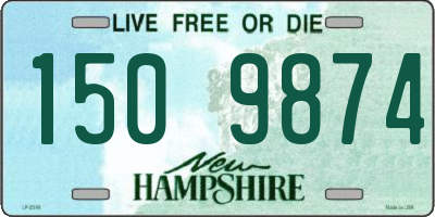 NH license plate 1509874