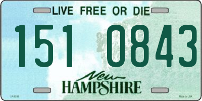 NH license plate 1510843