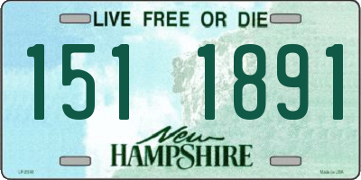 NH license plate 1511891