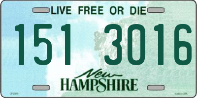 NH license plate 1513016