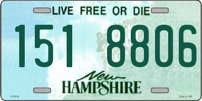 NH license plate 1518806