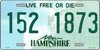 NH license plate 1521873