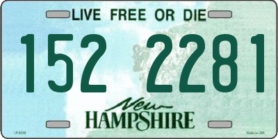 NH license plate 1522281