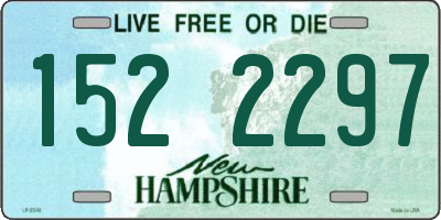 NH license plate 1522297