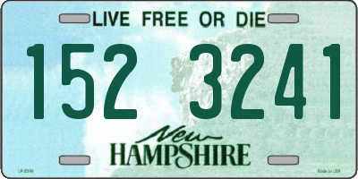 NH license plate 1523241