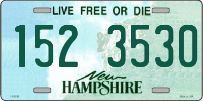 NH license plate 1523530