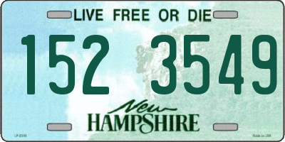 NH license plate 1523549