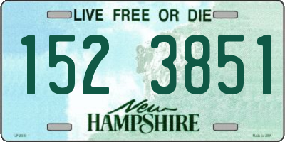NH license plate 1523851