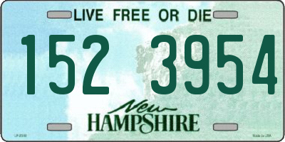 NH license plate 1523954