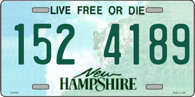 NH license plate 1524189