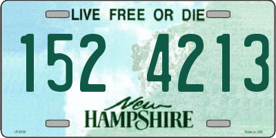 NH license plate 1524213