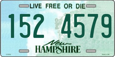 NH license plate 1524579