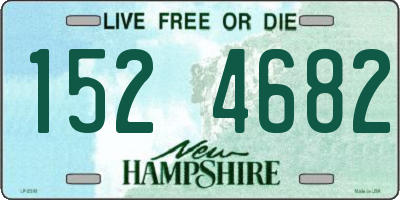 NH license plate 1524682