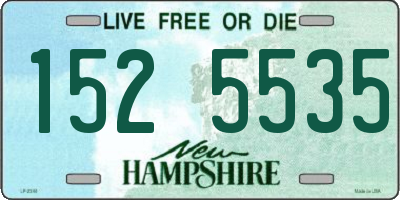 NH license plate 1525535