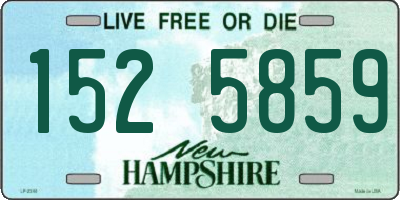 NH license plate 1525859